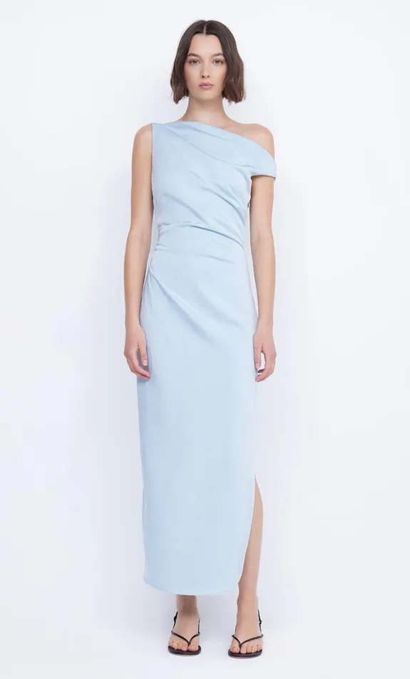 Women ROCHELLE ASYM MIDI DRESS 8211 DOLPHIN BLUE Bec Bridge Prom Dresses