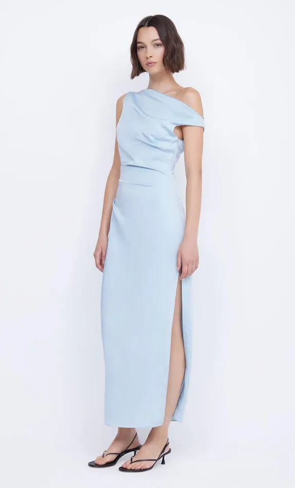 Women ROCHELLE ASYM MIDI DRESS 8211 DOLPHIN BLUE Bec Bridge Prom Dresses