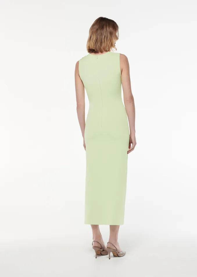 Women Roland Mouret Clothing Flat Knit Bow Midi Dress