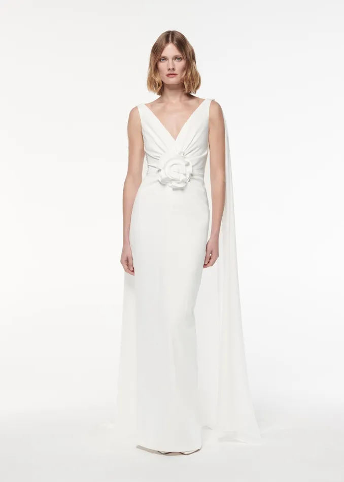 Women Roland Mouret Clothing Flower Detail Gown
