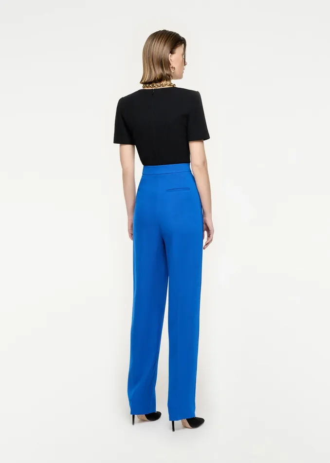 Women Roland Mouret Clothing Short Sleeve Wool Crepe Top