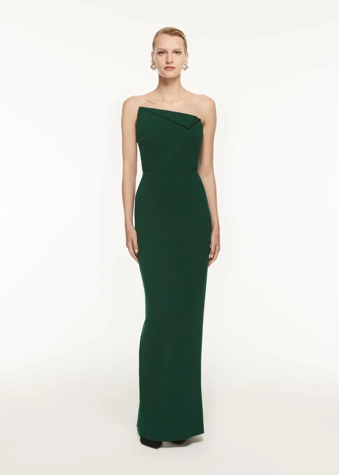 Women Roland Mouret Clothing Strapless Origami Gown