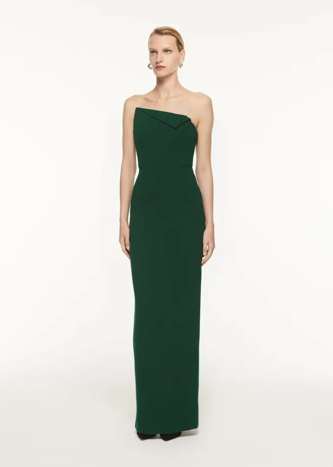 Women Roland Mouret Clothing Strapless Origami Gown