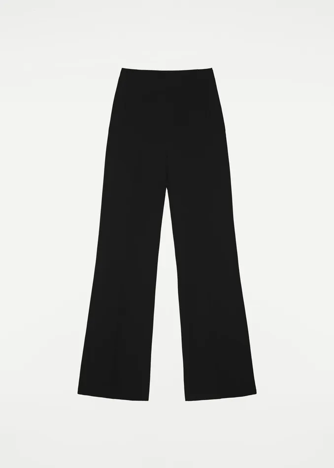 Women Roland Mouret Clothing Wide Leg Stretch Cady Trouser