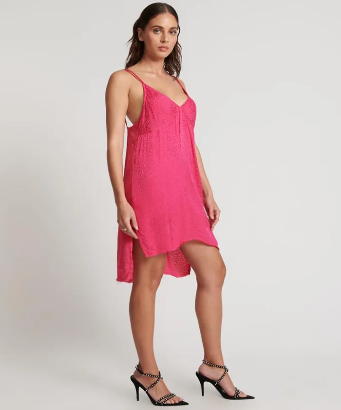 Women SHOCKING PINK JACQUARD SLIP DRESS One Teaspoon Mini Dresses Women SHOCKING PINK JACQUARD SLIP DRESS One Teaspoon Mini Dresses