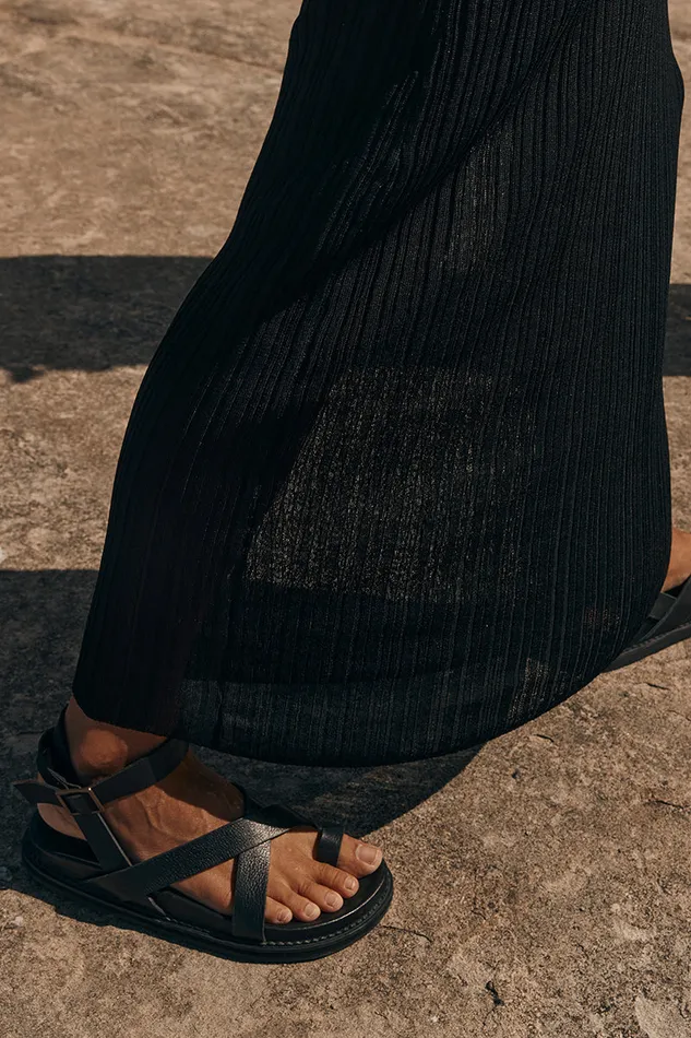 Women Shoes DISSH THE BALI TAILOR LENI BLACK SANDAL