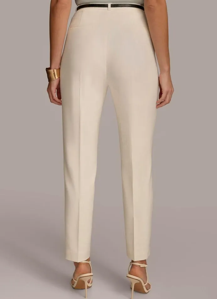 Women SLIM PANT Cream Donna Karan New York Pants Women SLIM PANT Cream Donna Karan New York Pants