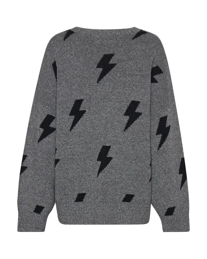 Women STATIC LIGHTNING SWEATER One Teaspoon Knitwear Women STATIC LIGHTNING SWEATER One Teaspoon Knitwear