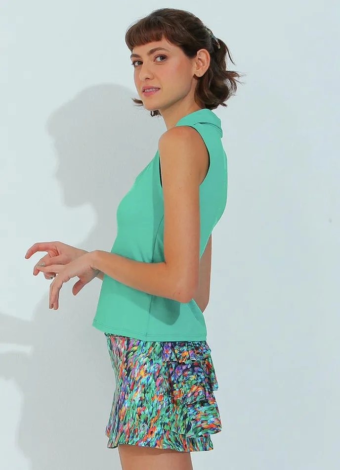 Women Sunshine Polo Sereia Dona Jo Tank Tops