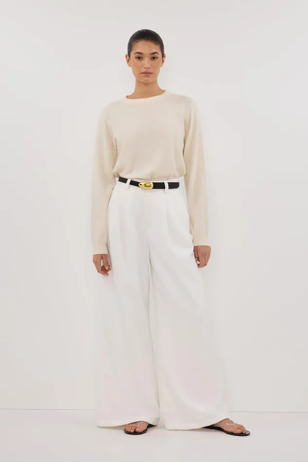 Women Sweaters DISSH INDY CREAM CASHMERE KNIT JUMPER
