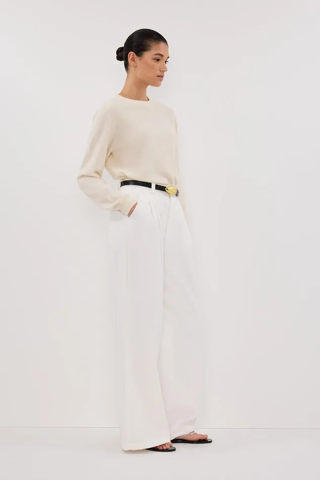 Women Sweaters DISSH INDY CREAM CASHMERE KNIT JUMPER