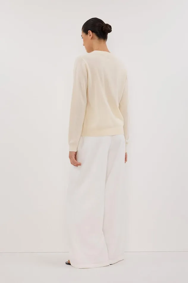 Women Sweaters DISSH INDY CREAM CASHMERE KNIT JUMPER