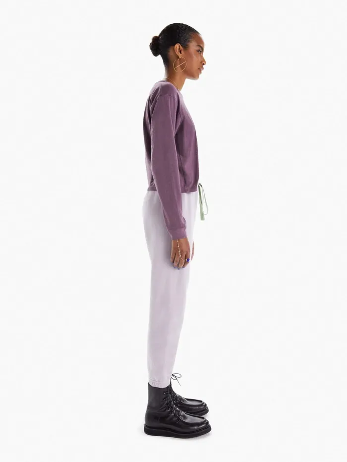 Women Sweatpants Mother Denim The Bender Ankle Medium Purple