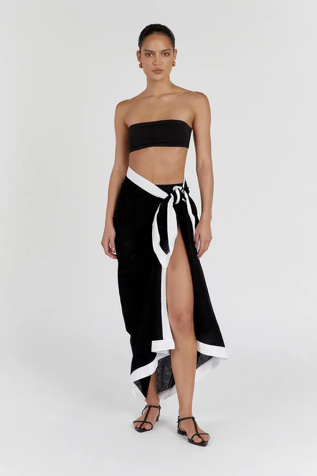 Women Swimsuits DISSH CALLIE BLACK BANDEAU TOP