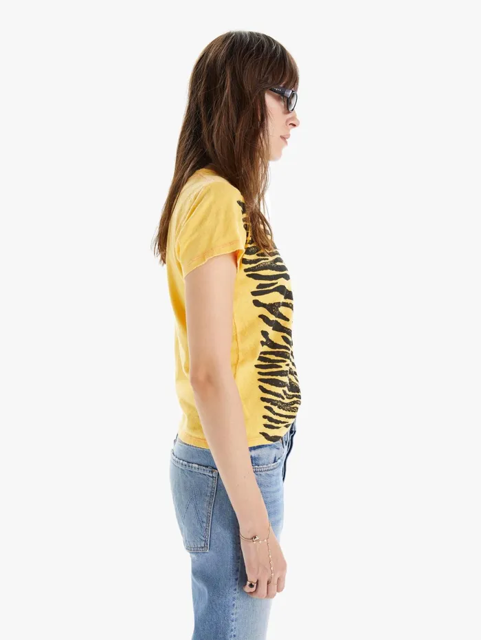 Women Tees Mother Denim The Lil Sinful Yellow