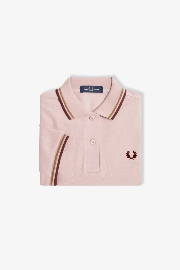 Women The ShirtG3600 Dusty Rose Pinkshaded Stoneoxblood Fred Perry The Fred Perry Shirt