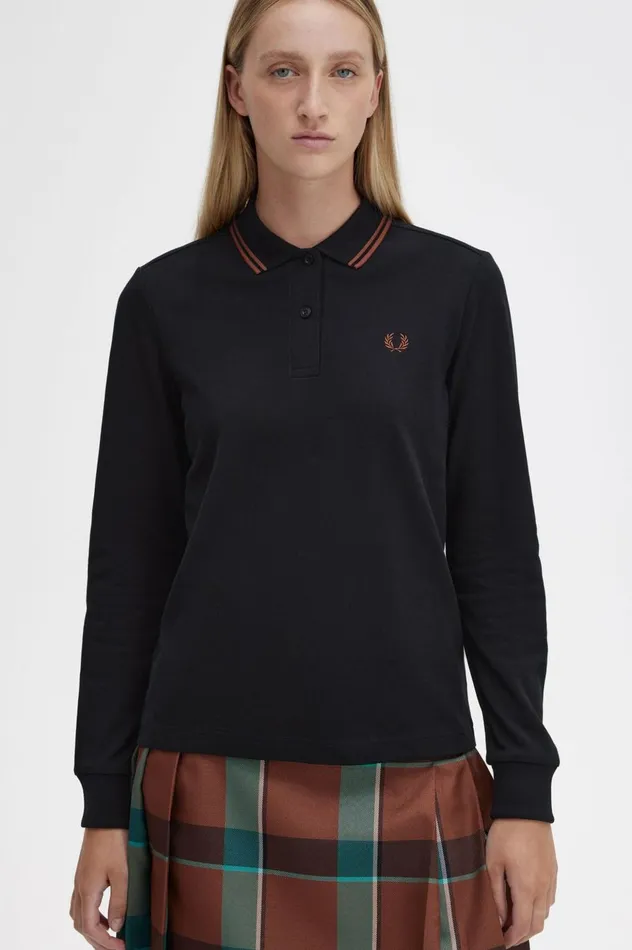 Women The ShirtG3636 Blackwhisky Brown Fred Perry The Fred Perry Shirt