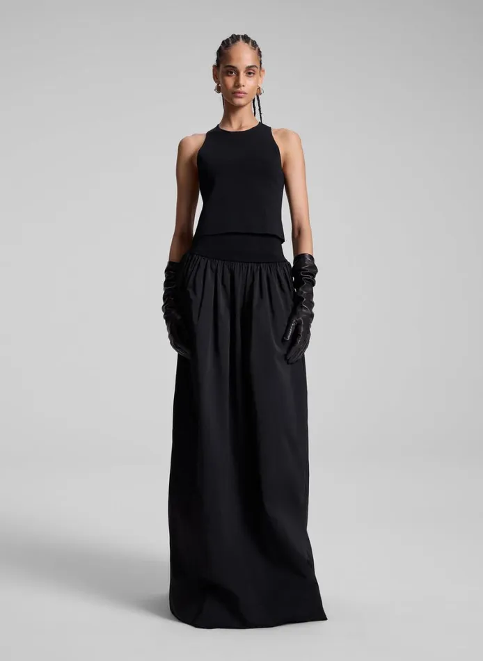 Women Tops ALC Belle Compact Knit Top Black