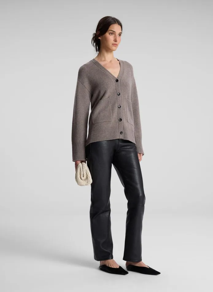 Women Tops ALC Emory Cashmere Cardigan Smoke