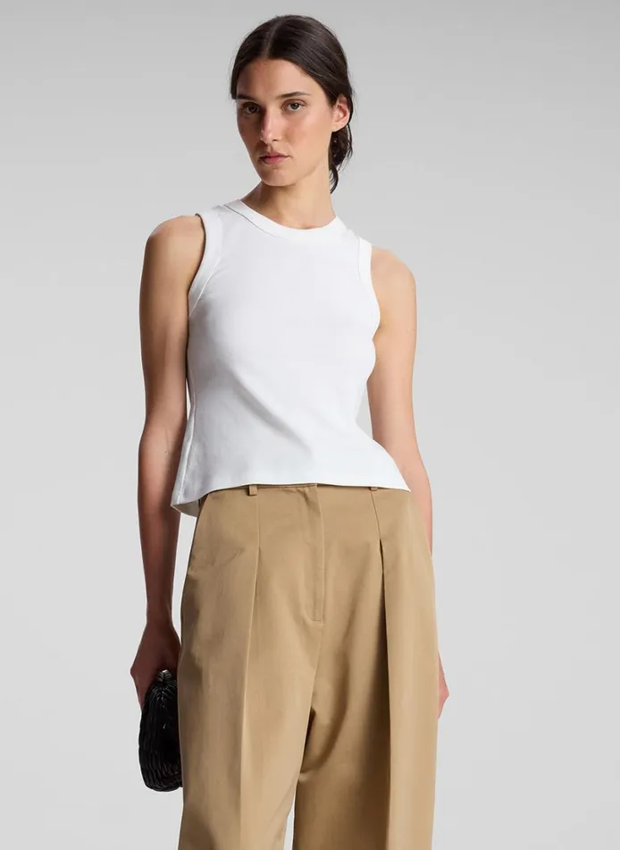 Women Tops ALC Hadley Tank White