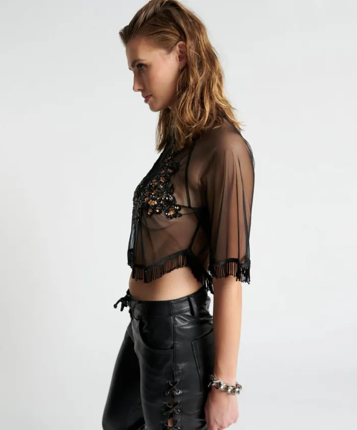 Women VANITY RAZZLE DAZZLE SEQUIN TOP One Teaspoon Tops Women VANITY RAZZLE DAZZLE SEQUIN TOP One Teaspoon Tops