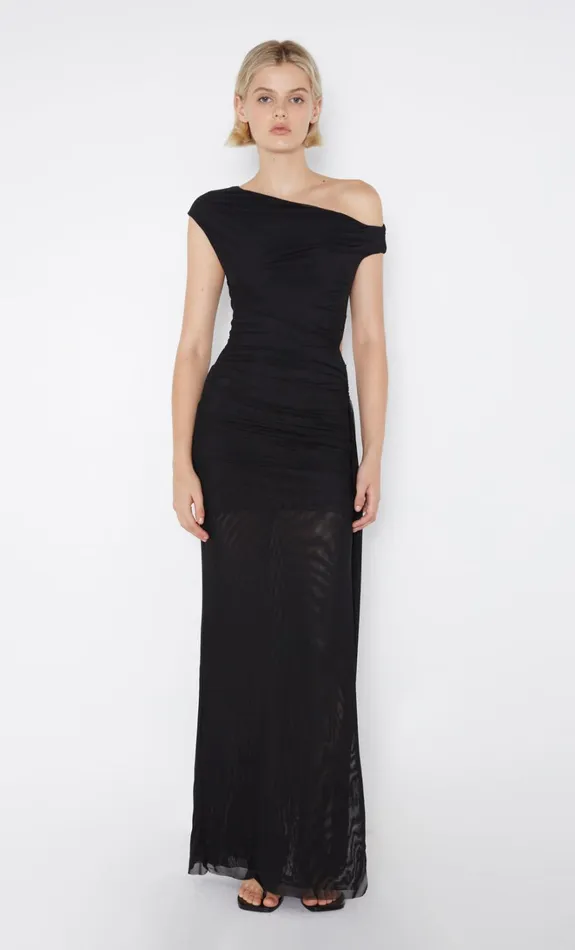 Women VICTORIA ASYM DRESS 8211 BLACK Bec Bridge Wedding Guest