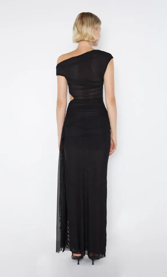 Women VICTORIA ASYM DRESS 8211 BLACK Bec Bridge Wedding Guest