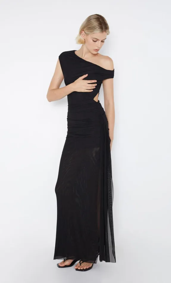 Women VICTORIA ASYM DRESS 8211 BLACK Bec Bridge Wedding Guest