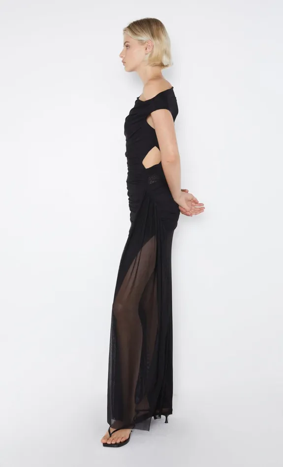 Women VICTORIA ASYM DRESS 8211 BLACK Bec Bridge Wedding Guest