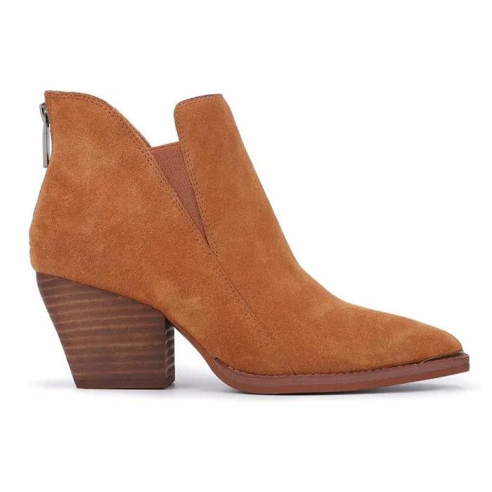 Women Vintage Havana Boots Booties Collins 8211 Cognac Cognac