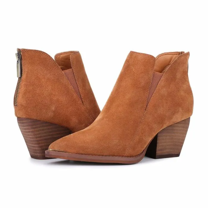 Women Vintage Havana Boots Booties Collins 8211 Cognac Cognac