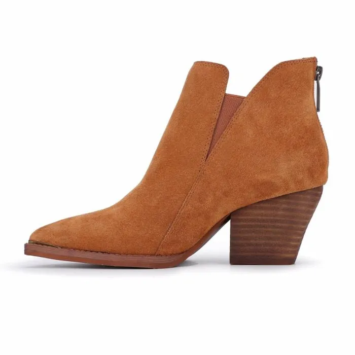 Women Vintage Havana Boots Booties Collins 8211 Cognac Cognac