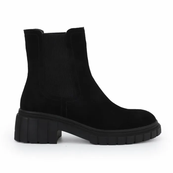 Women Vintage Havana Boots Booties SLASH 8211 BLACK Black