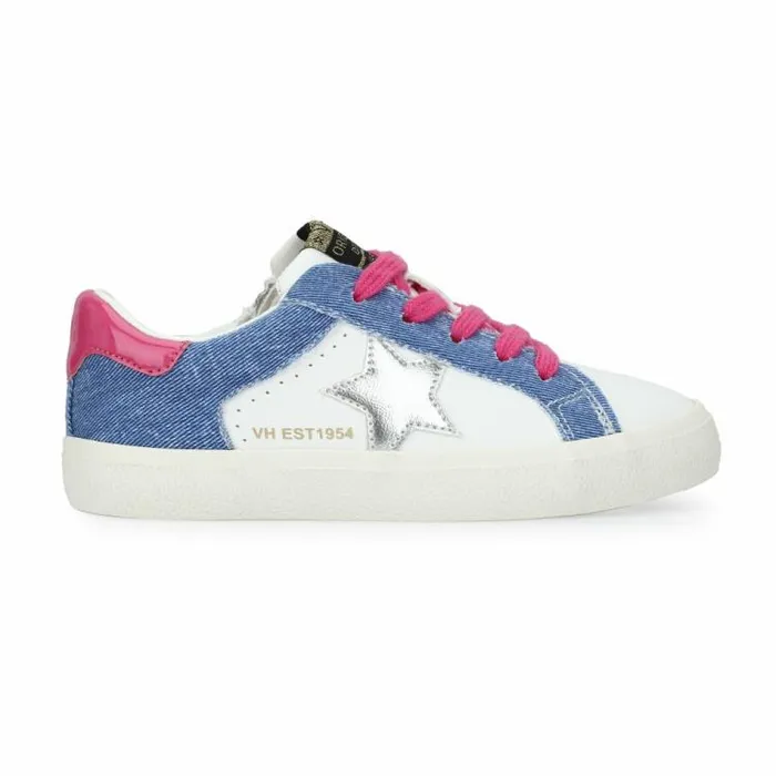 Women Vintage Havana Kids Sneakers KIDS LULU 8211 WHITE DENIM MULTI White Denim Multi