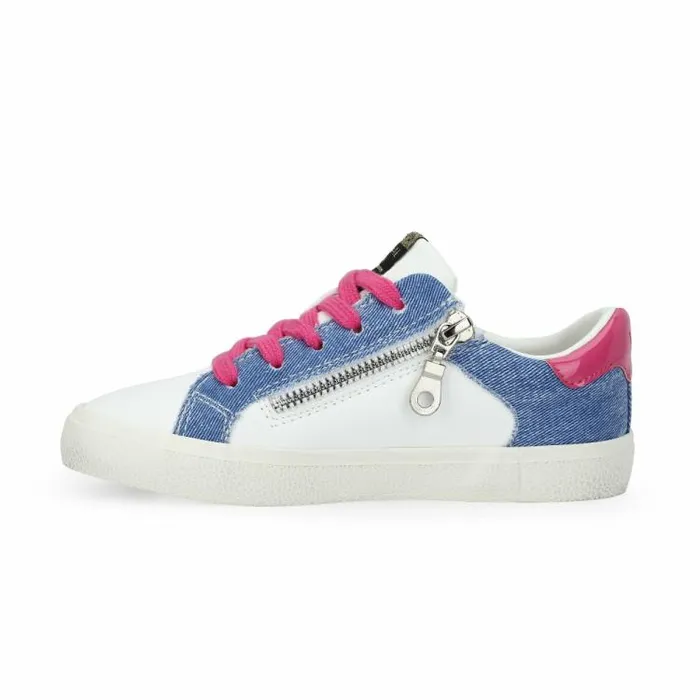 Women Vintage Havana Kids Sneakers KIDS LULU 8211 WHITE DENIM MULTI White Denim Multi
