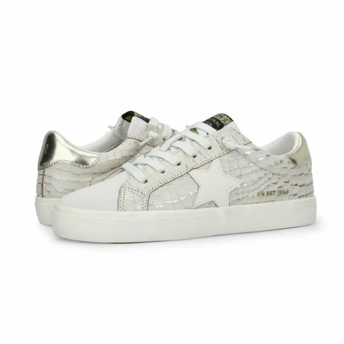 Women Vintage Havana Low Tops FLAIR 39 8211 GOLD CROCO Gold Croco Women Vintage Havana Low Tops FLAIR 39 8211 GOLD CROCO Gold Croco
