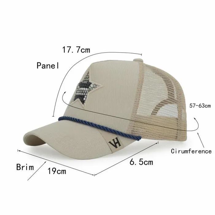 Women Vintage Havana Trucker Hat LEGEND 3 HAT Women Vintage Havana Trucker Hat LEGEND 3 HAT
