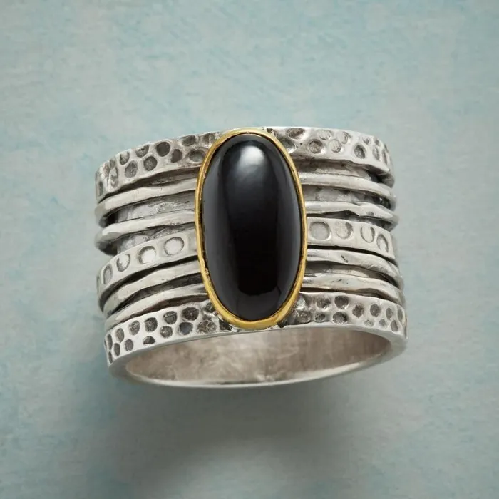 Women Water Under The Onyx Ring Sundance Catalog Rings