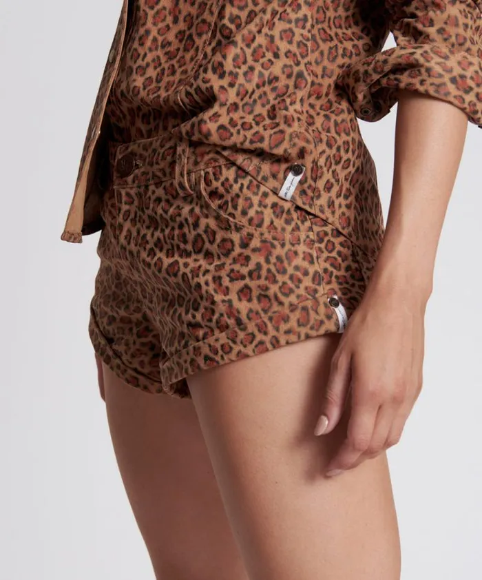 Women WILD THING SUEDE BANDIT LOW WAIST SHORTS One Teaspoon Bottoms