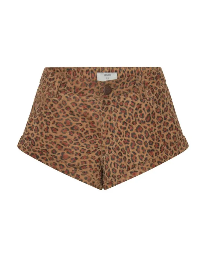 Women WILD THING SUEDE BANDIT LOW WAIST SHORTS One Teaspoon Bottoms