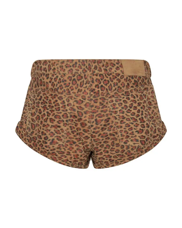 Women WILD THING SUEDE BANDIT LOW WAIST SHORTS One Teaspoon Bottoms