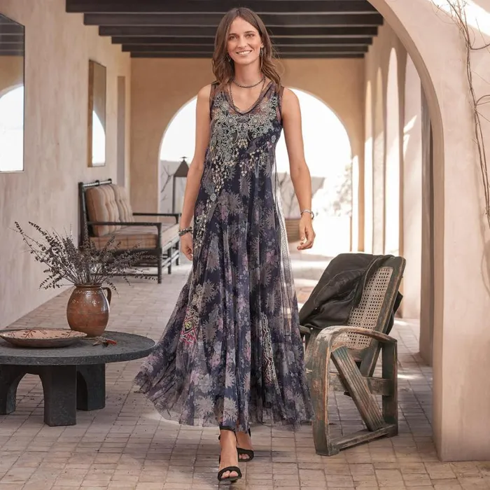 Women Yawa Mesh Dress Petite Multi Sundance Catalog Petite Styles