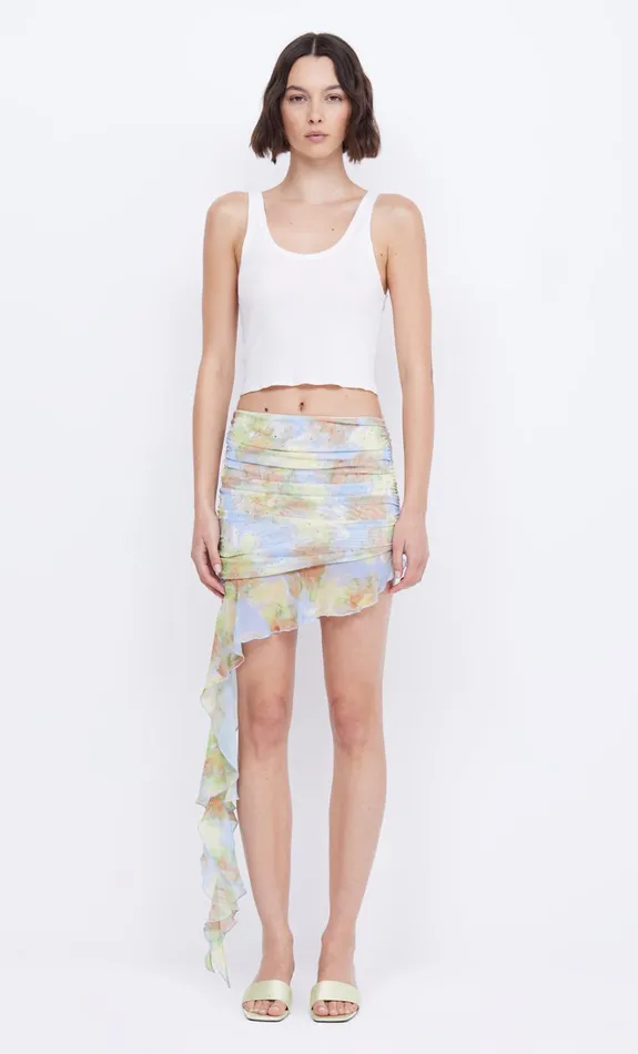 Women ZEPHY MINI SKIRT 8211 BLUE BLOSSOM Bec Bridge Skirts