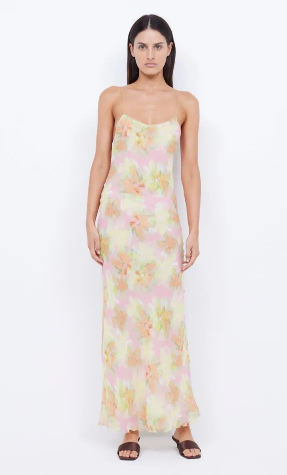 Women ZEPHY PRINT SLIP DRESS 8211 PINK BLOSSOM Bec Bridge Prom Dresses
