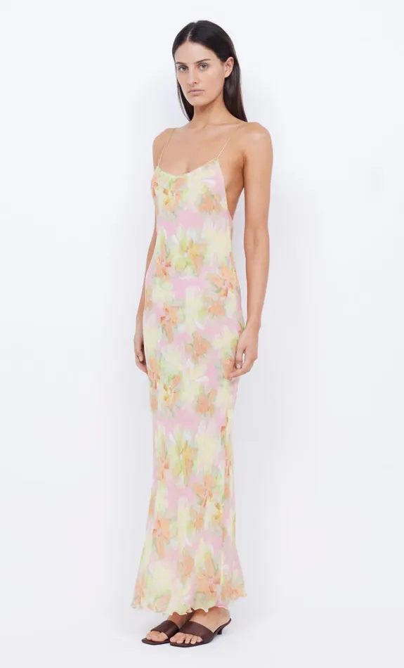 Women ZEPHY PRINT SLIP DRESS 8211 PINK BLOSSOM Bec Bridge Prom Dresses