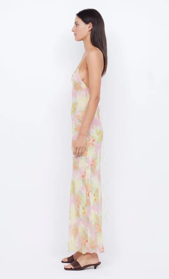 Women ZEPHY PRINT SLIP DRESS 8211 PINK BLOSSOM Bec Bridge Prom Dresses