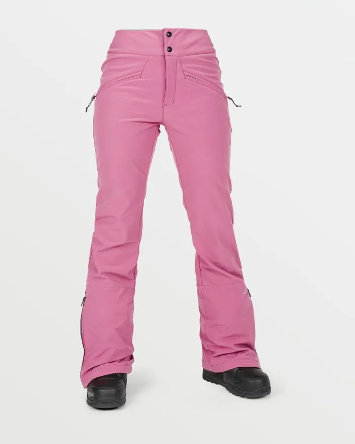 Womens Battle Stretch Pants 8211 Blurred Violet Womens Volcom Pants