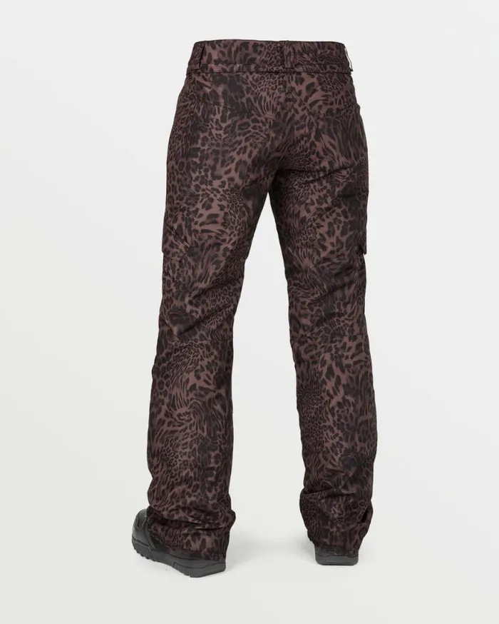 Womens Bridger Insulated Pants 8211 Leopard Womens Volcom Pants