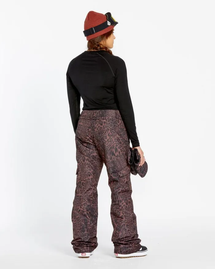 Womens Bridger Insulated Pants 8211 Leopard Womens Volcom Pants