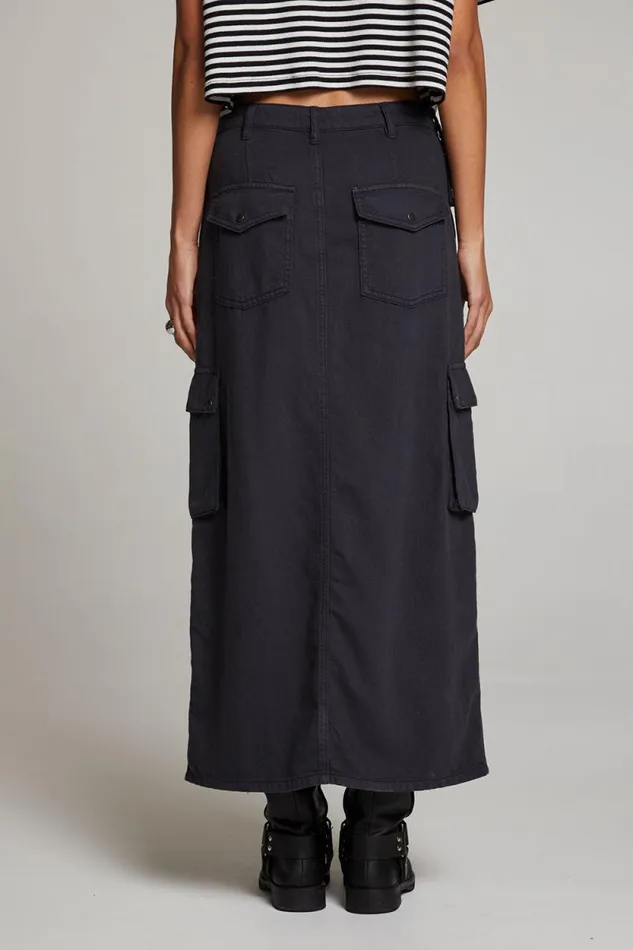 Womens Chaser Brand Bottoms Tri Licorice Maxi Skirt